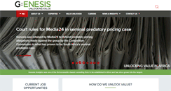 Desktop Screenshot of genesis-analytics.com